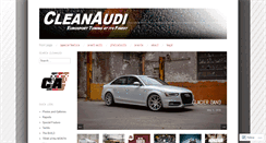 Desktop Screenshot of cleanaudi.com